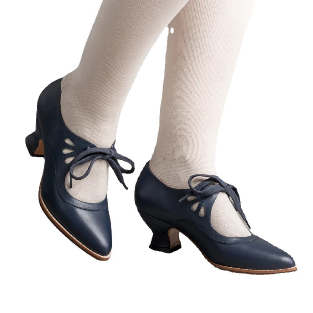 Women's Vintage High Heels | Lacing