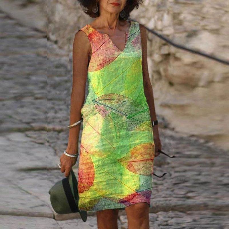 Women's Sleeveless Summer Dress | Midi