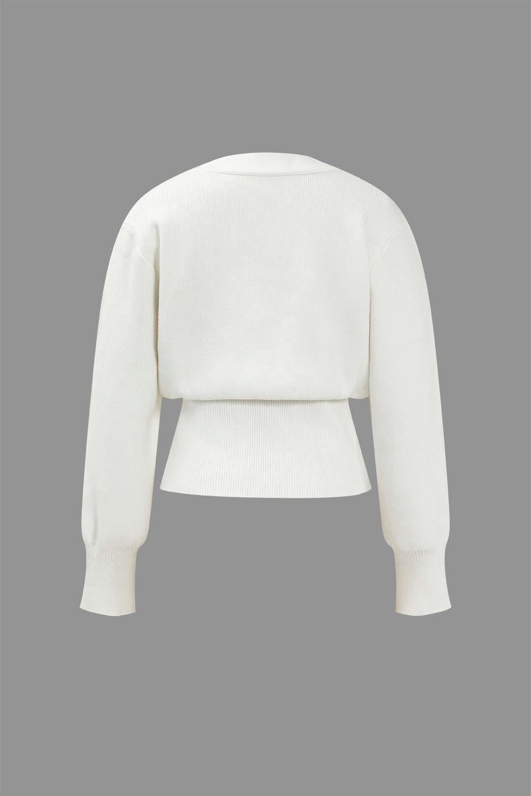 Cardigan classique à enfiler avec col en V