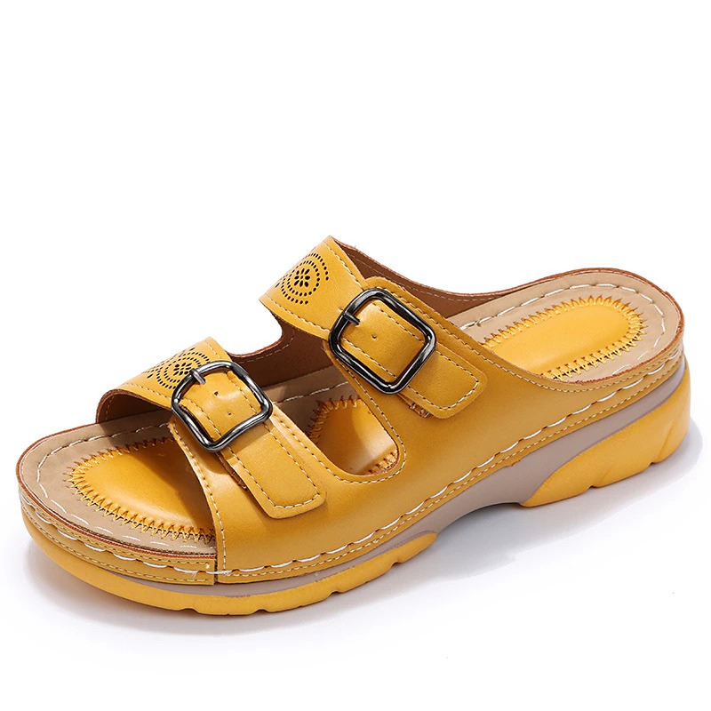 Women’s Casual Wedge Sandals | With Adjustable Buckles