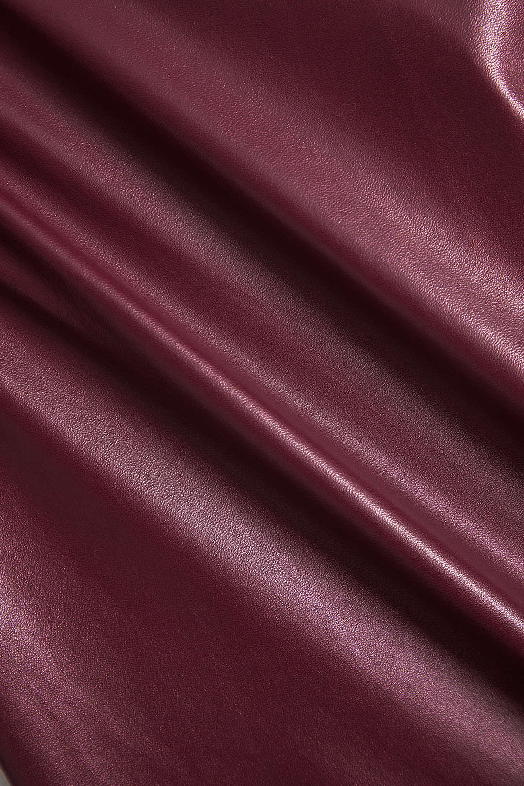 Solid Color Vintage Faux Leather Button Jumpsuit