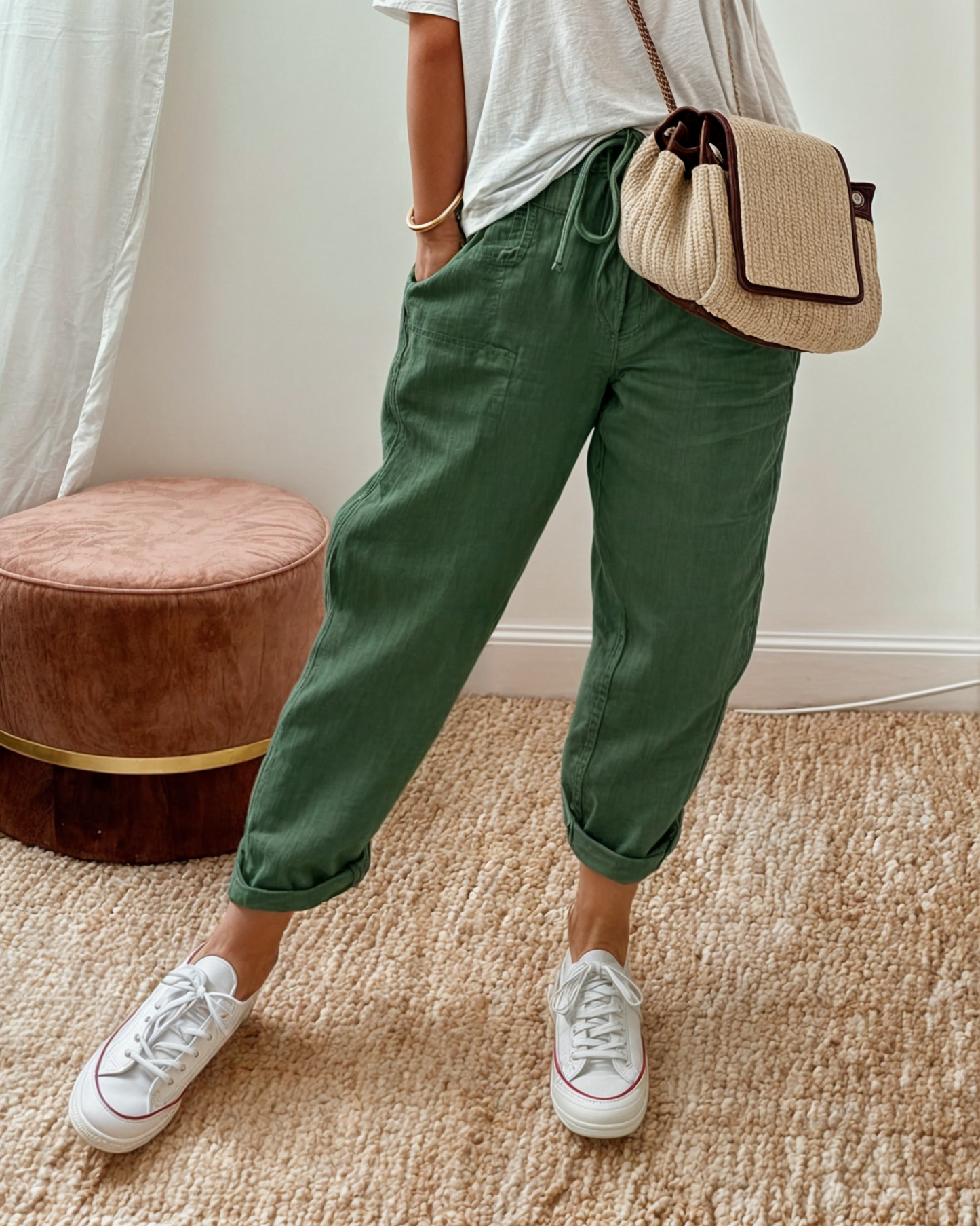 Women’s Casual Drawstring Summer Pants | with Pockets
