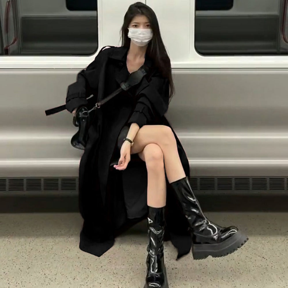 Double Breasted Trench Coat for Women - Piera