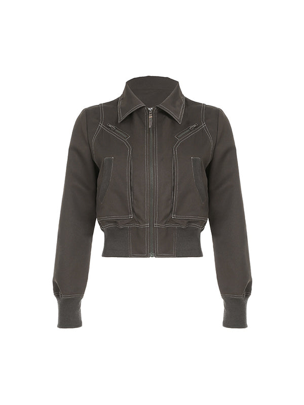 Groen Retro Design Zakjasje