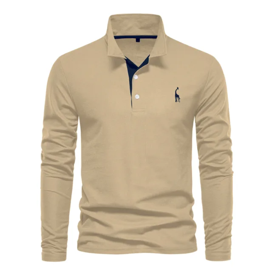 Men's Golf Long Sleeve Polo Shirt | Casual
