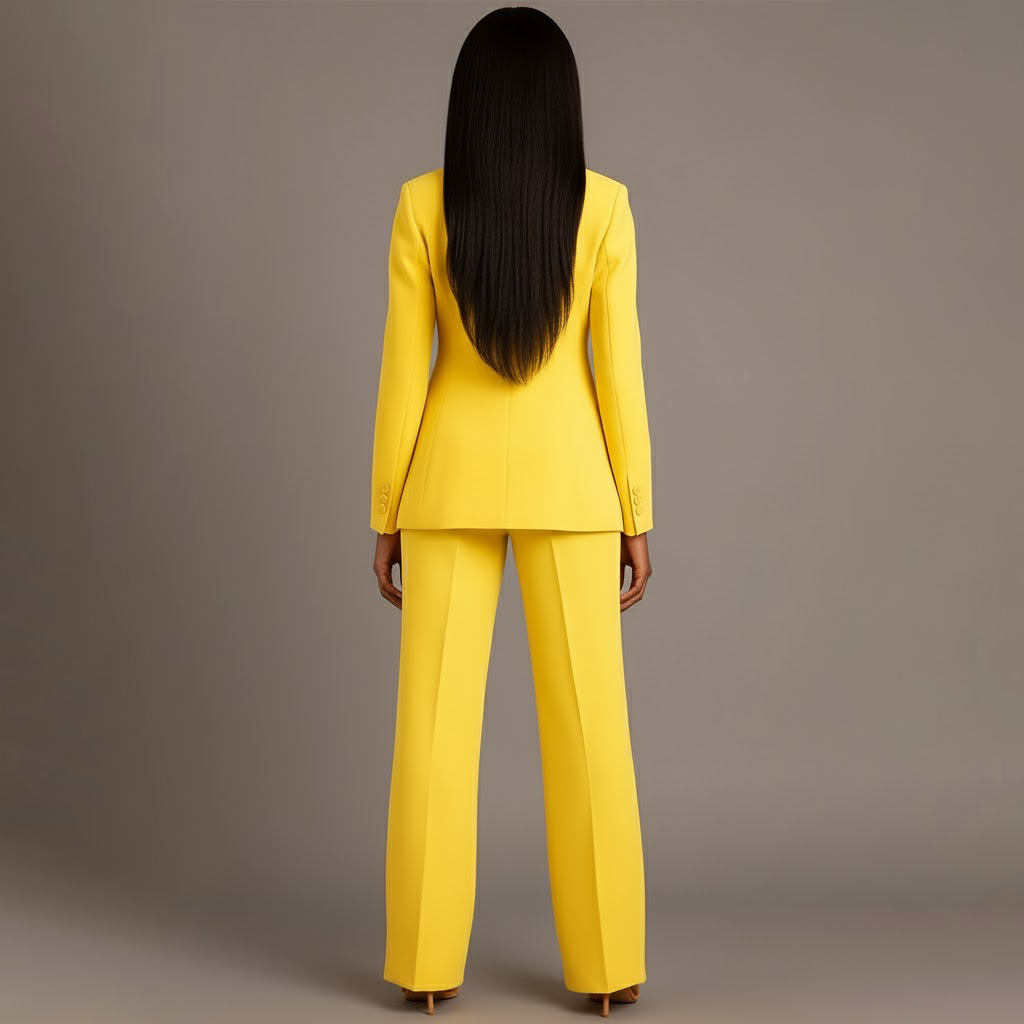 Ensemble tailleur-pantalon pour femme | Coupe longue sur mesure