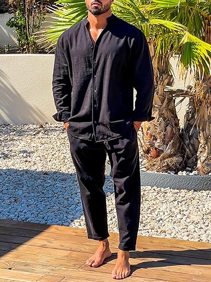 Men's Two-Piece Summer Set | Shirt and Pants