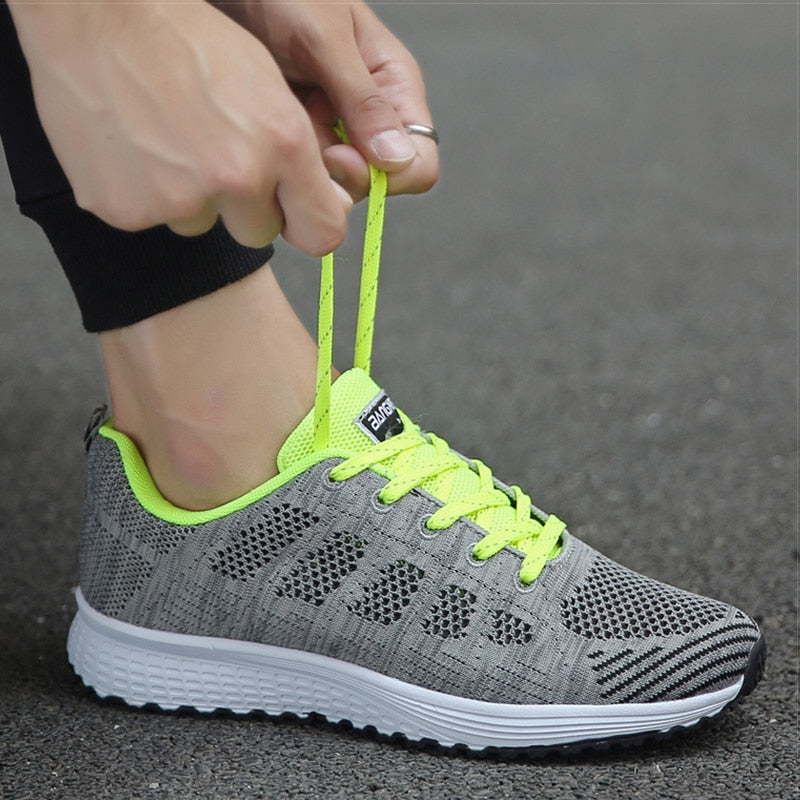 Women's Sporty Running Sneakers | Lace-Up