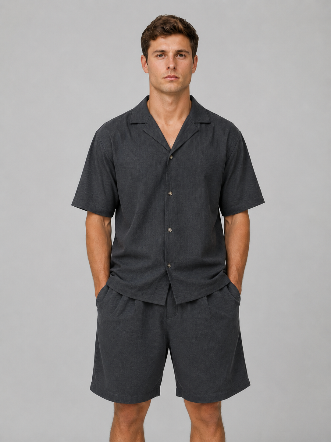 Men's Resort Shirt and Shorts Matching Set | Two-Piece Co-ord