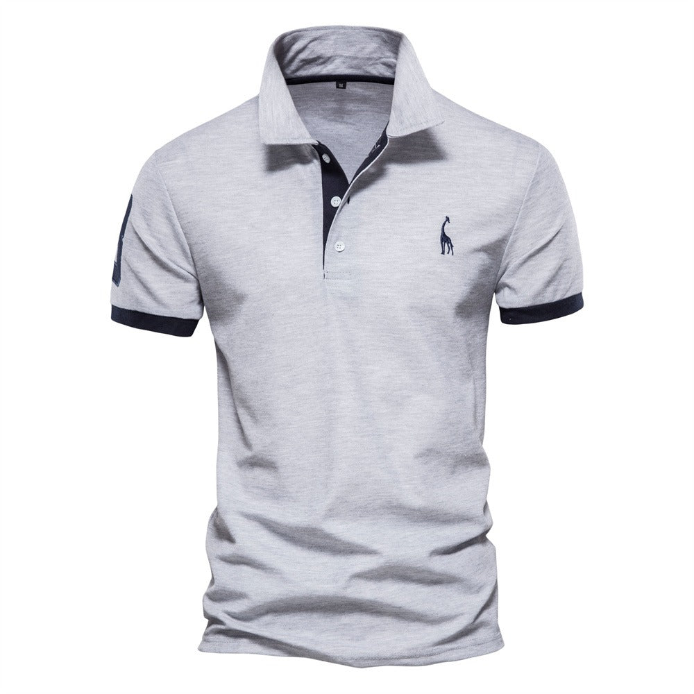 Men’s Short-Sleeved Collared Polo Shirt | Smart Casual