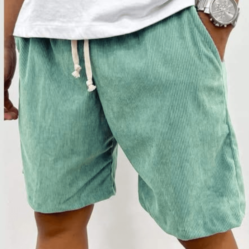 Men’s Casual Corduroy Shorts | with Drawstring