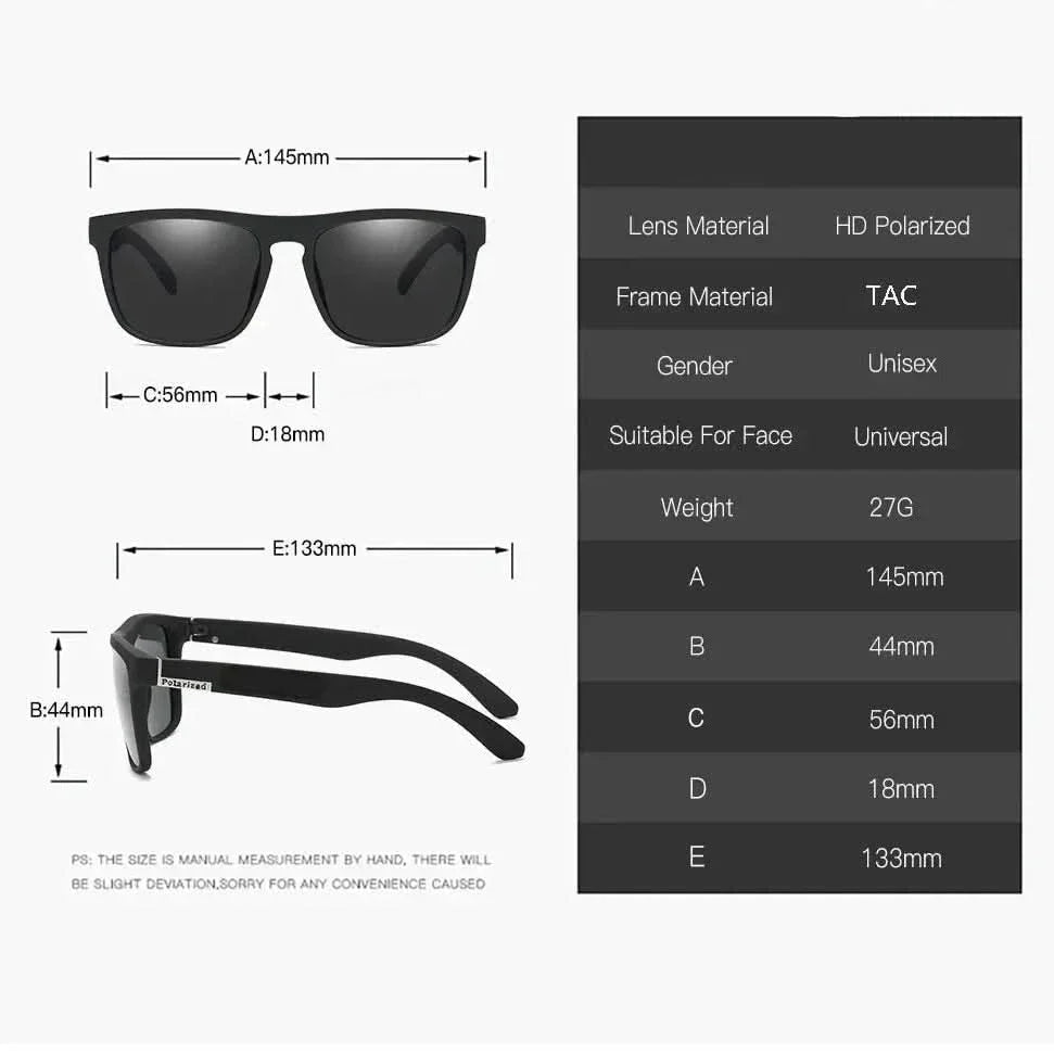 Polarized UV400 Sunglasses for Clear Vision During Outdoor Activities