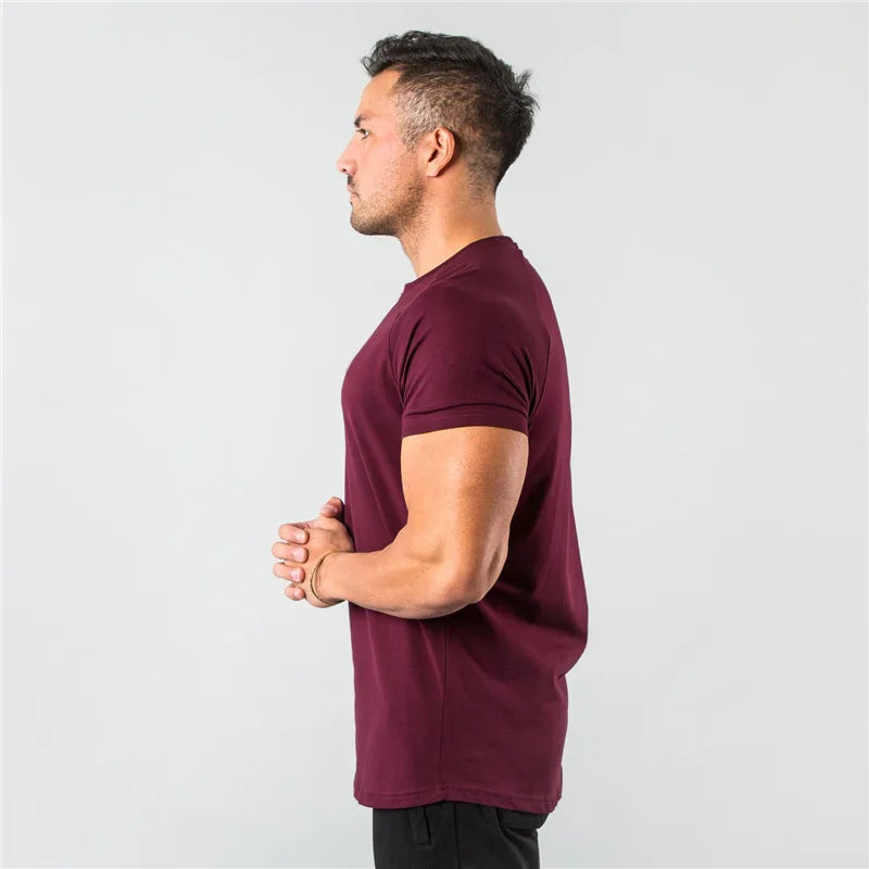 Men's Slim Fit Gym T-Shirt | Short Sleeve
