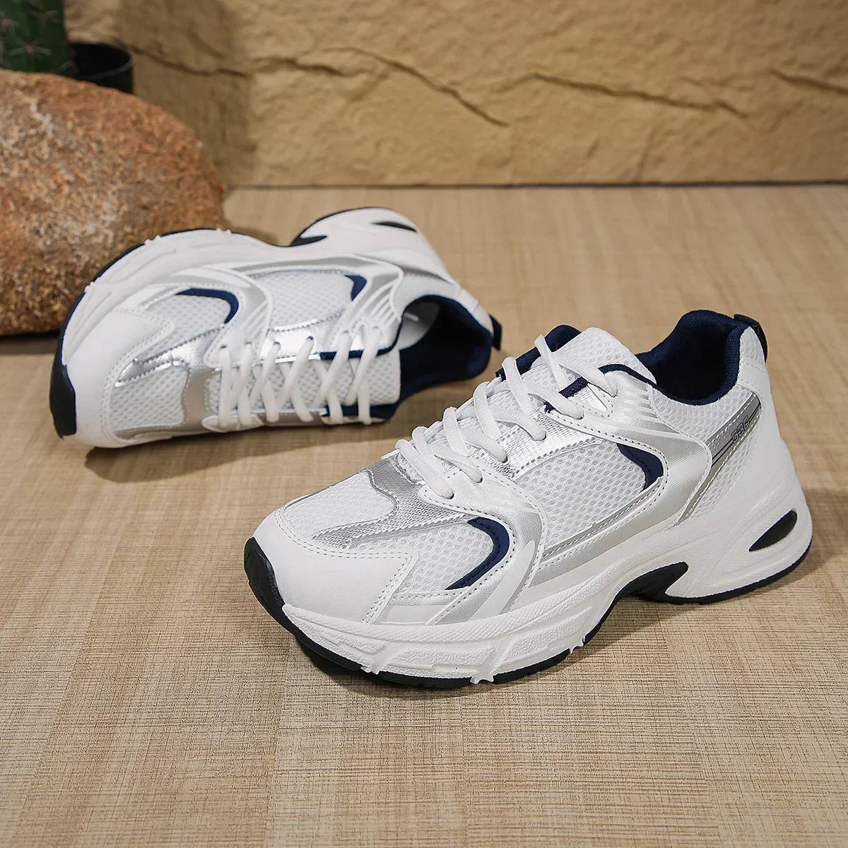 Women's Chunky Sneakers | Lace-Up Closure