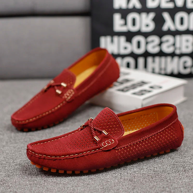 Men's Casual Hollow Out Flat Loafers | Slip-On