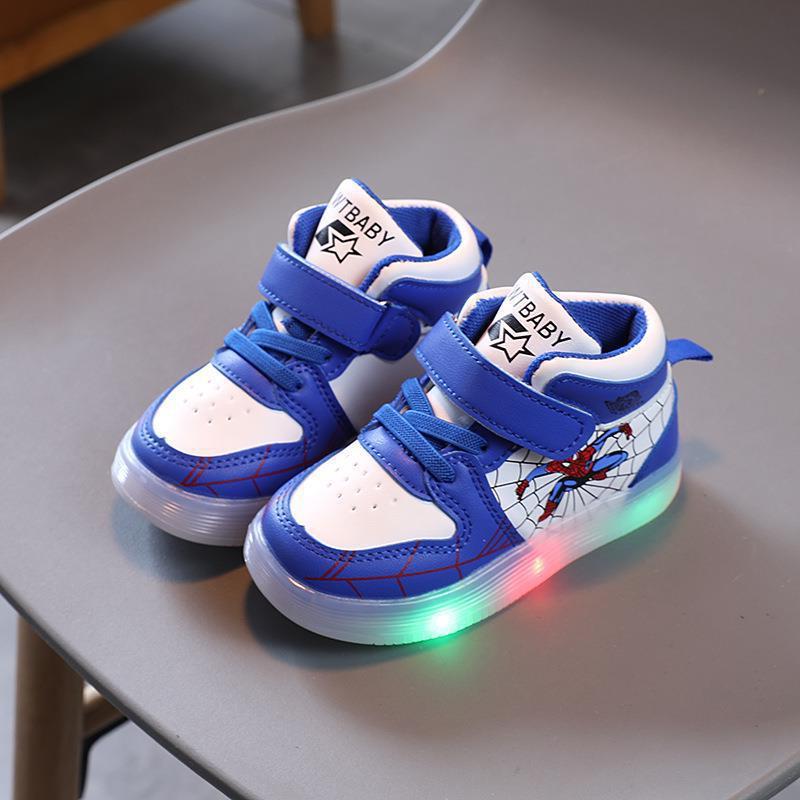 Kids LED Light-Up Sole Shoes | with Velcro Closure