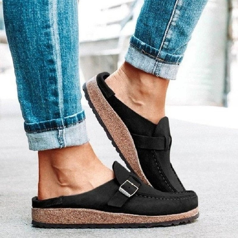 Women’s Closed-Toe Flat Shoes | Slip-On