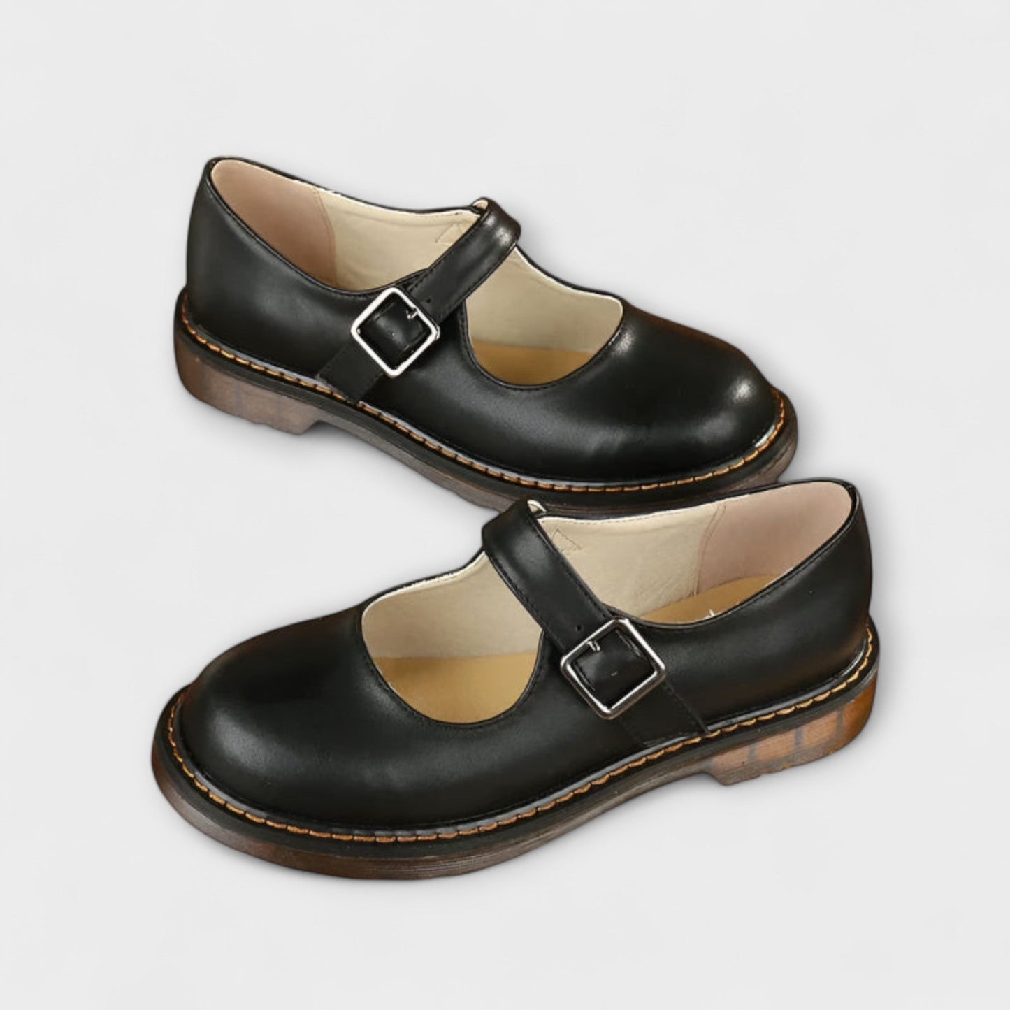 Women's Retro Mary Jane Shoes | Round Toe