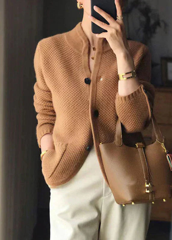 Women's Cozy Button-Up Cardigan | with Button Cuffs