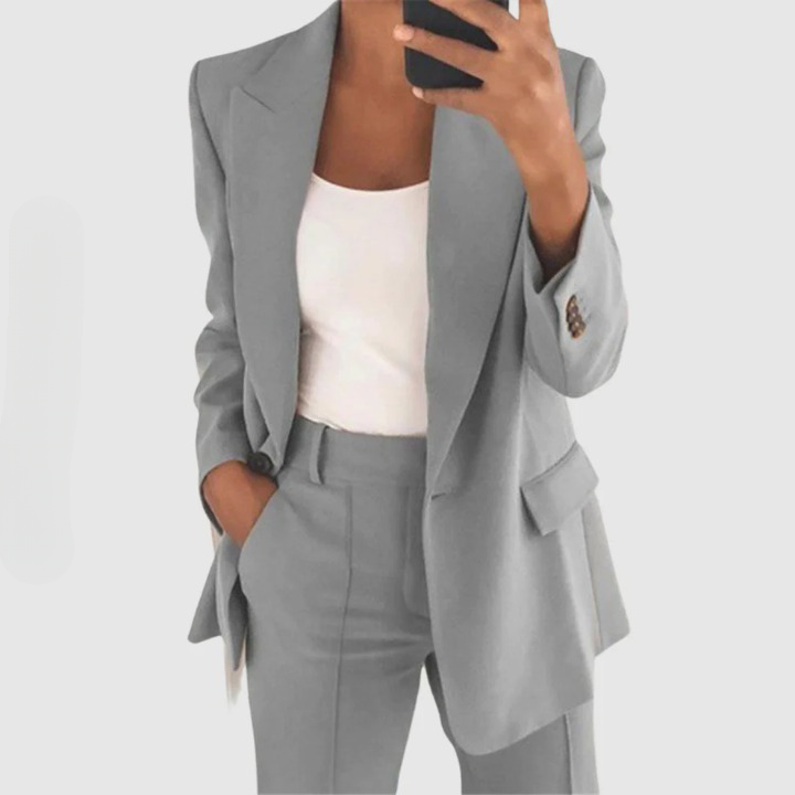 Women's 2-Piece Formal Pantsuit | Blazer and Trousers
