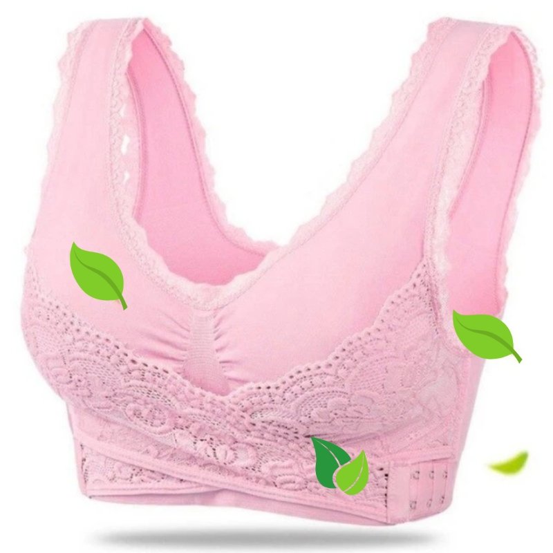 Women's Wireless Sports Bra | With Crossed Front Buckle