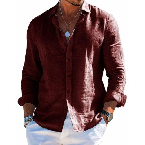 Men's Collar Casual Shirt | Long Sleeve