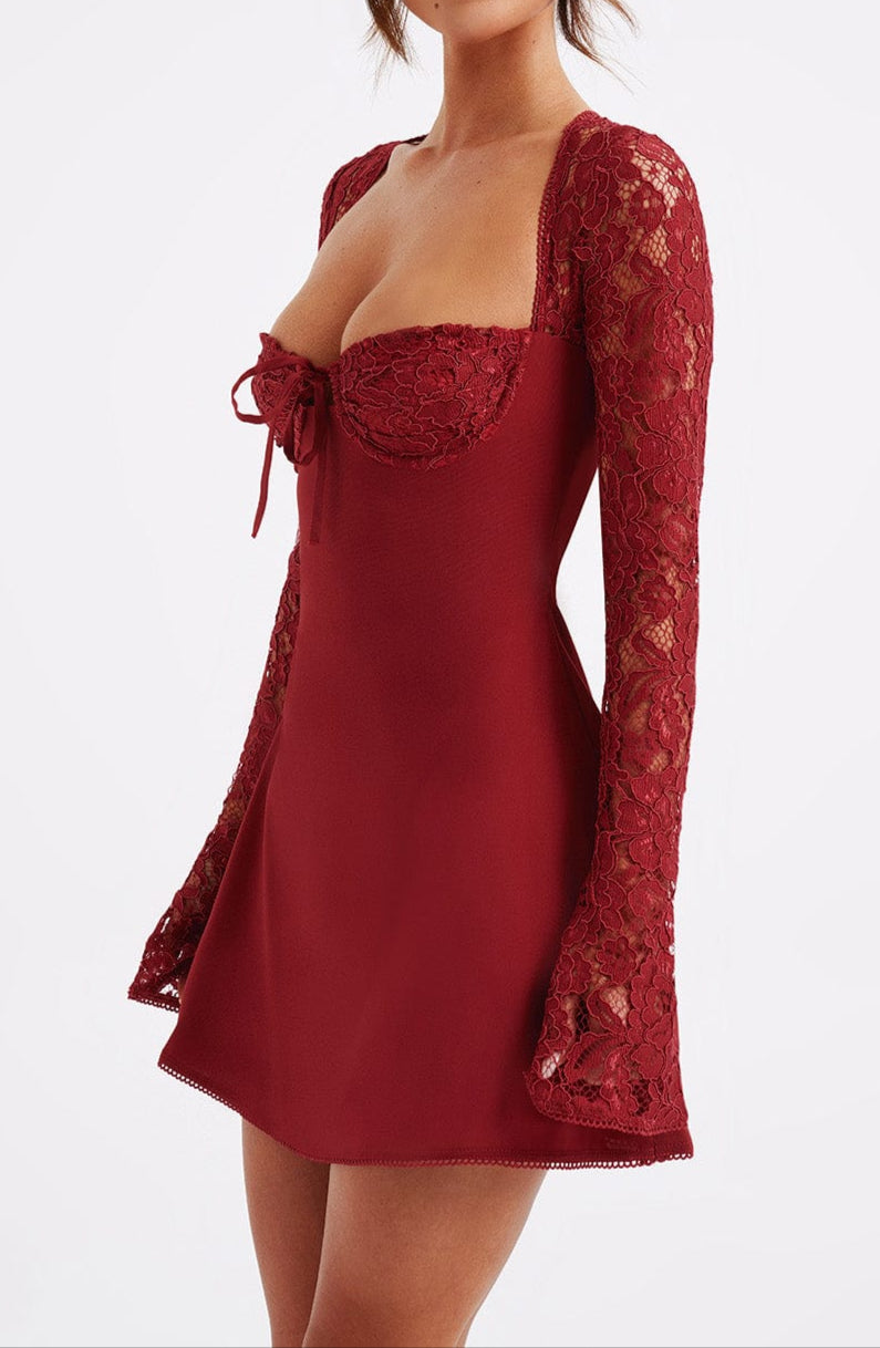 Alejandra Mini-jurk - Rood