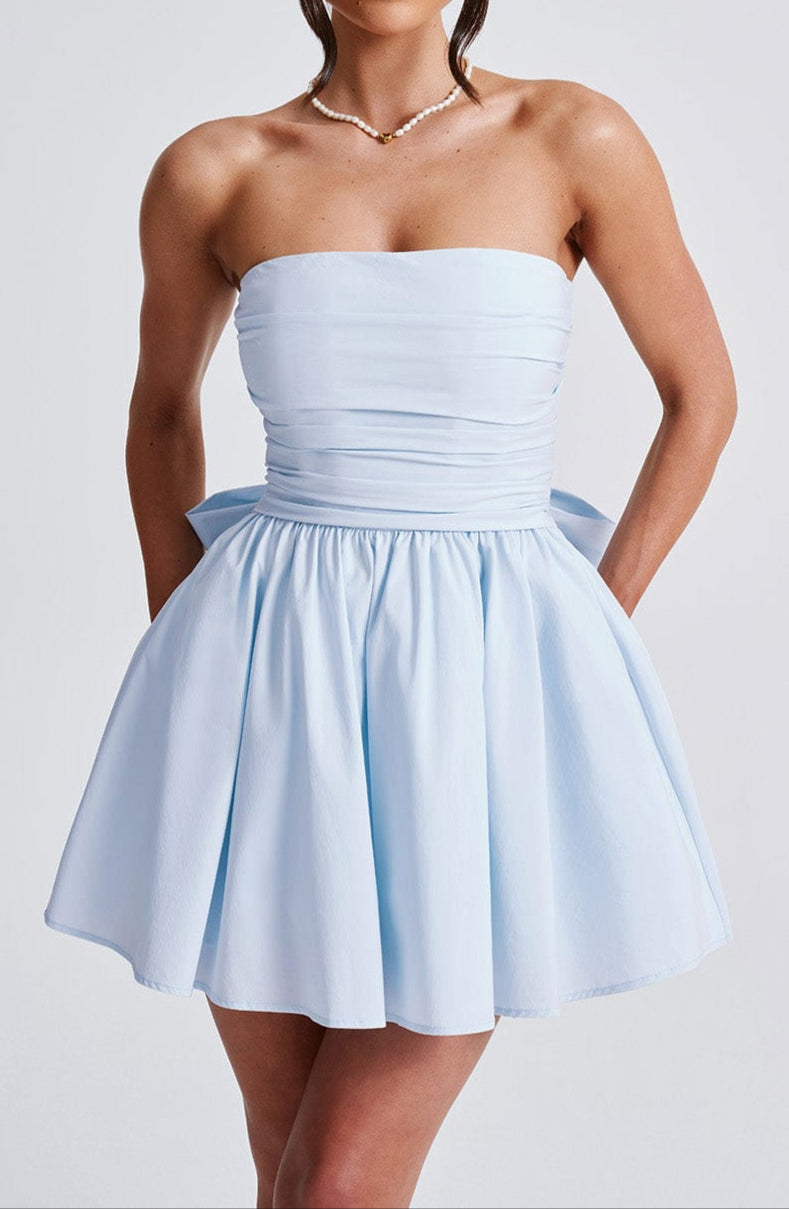 Primavera Mini Dress - Blue