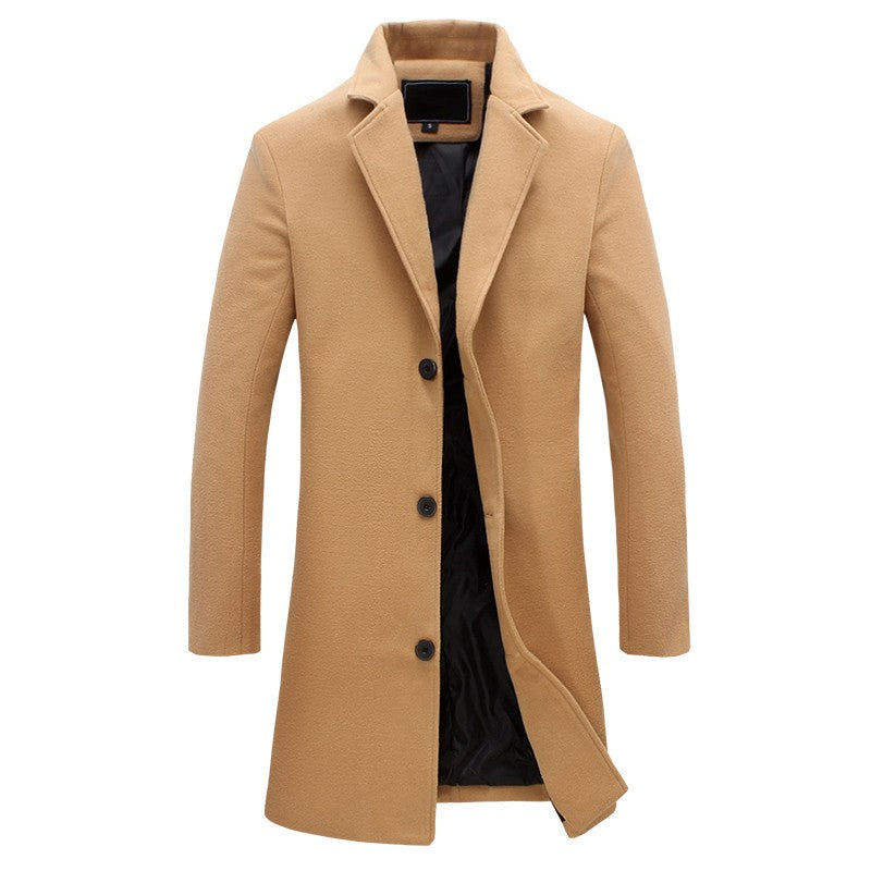 Men's Trench Keep Warm Coat | Winter