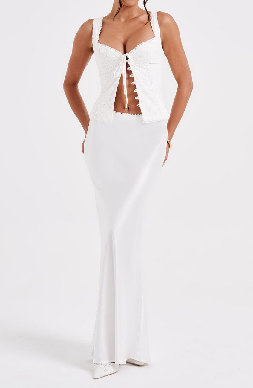 Brune Maxi Skirt - Ivory