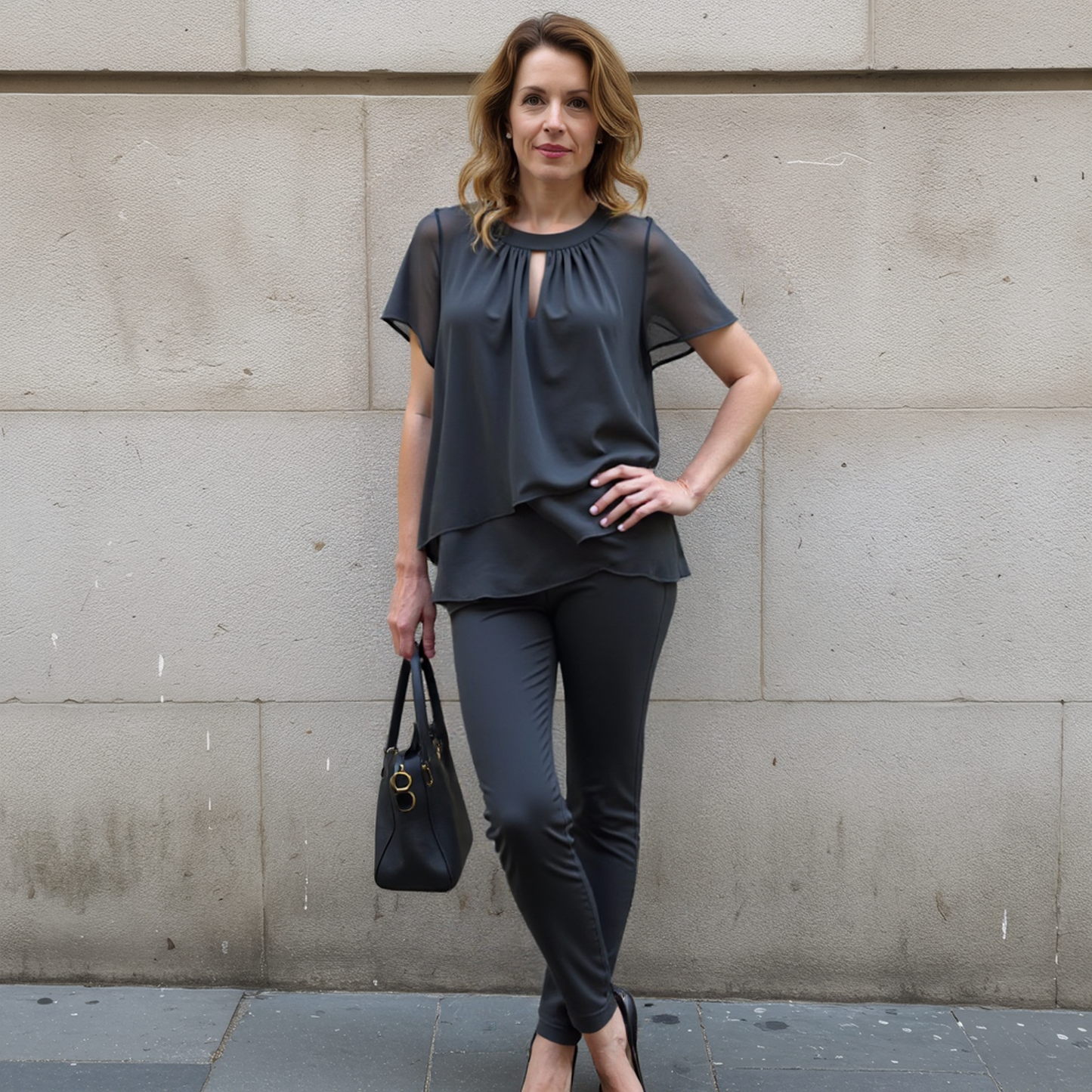 Women's Casual 2-Piece Set | Blouse and Pants