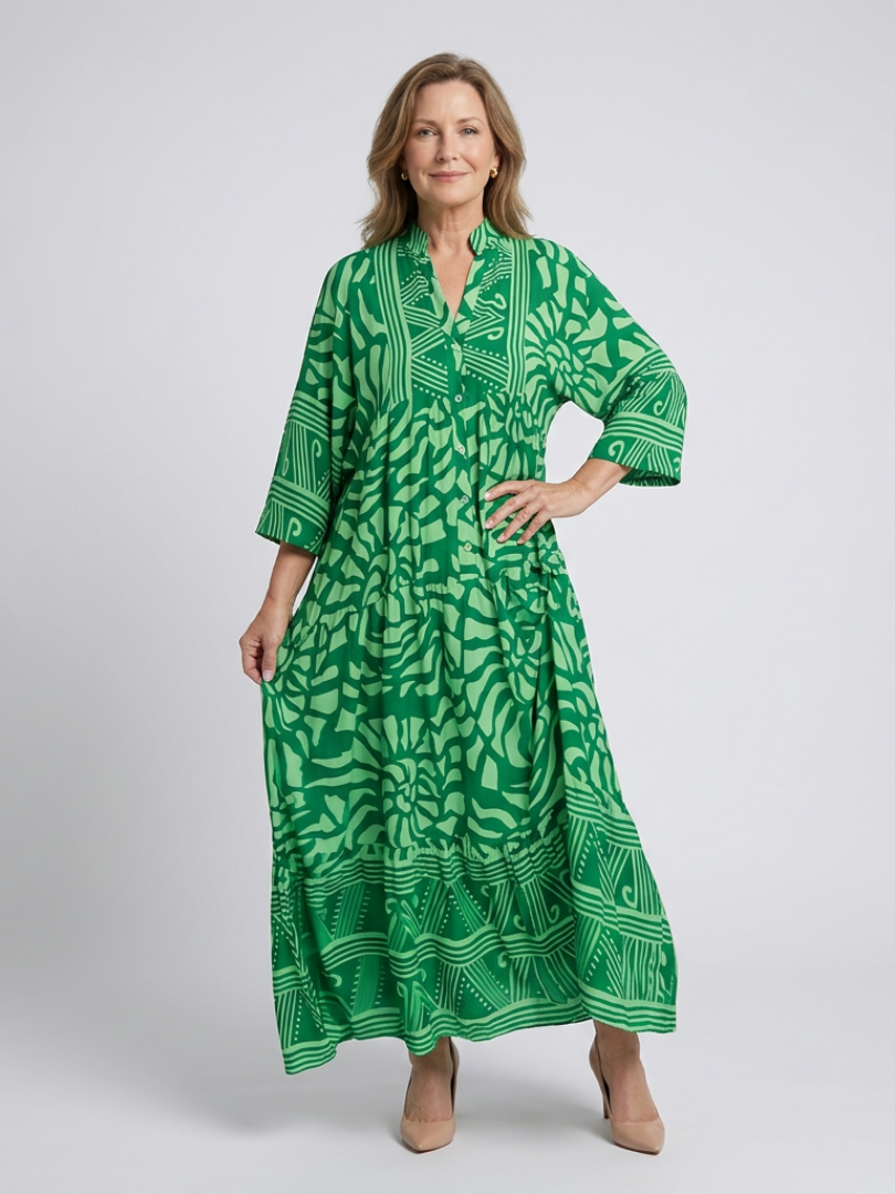 Women's Summer Tiered Maxi Dress | Loose Fit