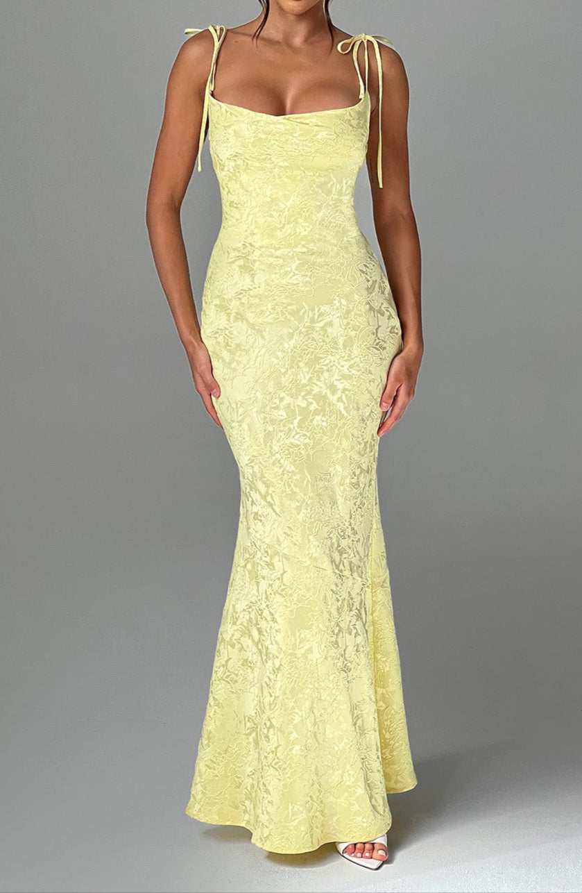 gabriella cowl maxi dress Runaway The Label this gown is made for prom Runaway The Label Gabriella Cowl