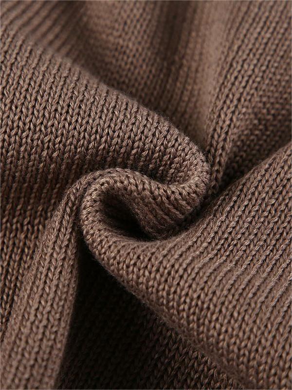 Haut en tricot à lacets dos nu avec manches évasées