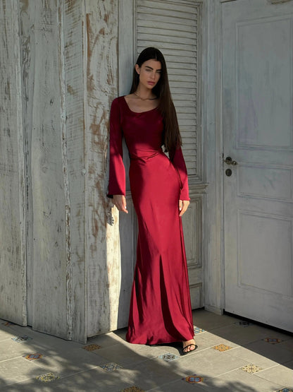 Women’s Mermaid Style Wedding Guest Dress | Maxi
