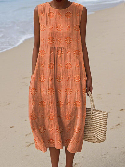 Women's Relaxed Fit Summer Sundress | with Pockets