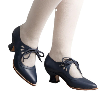 Women's Vintage High Heels | Lacing