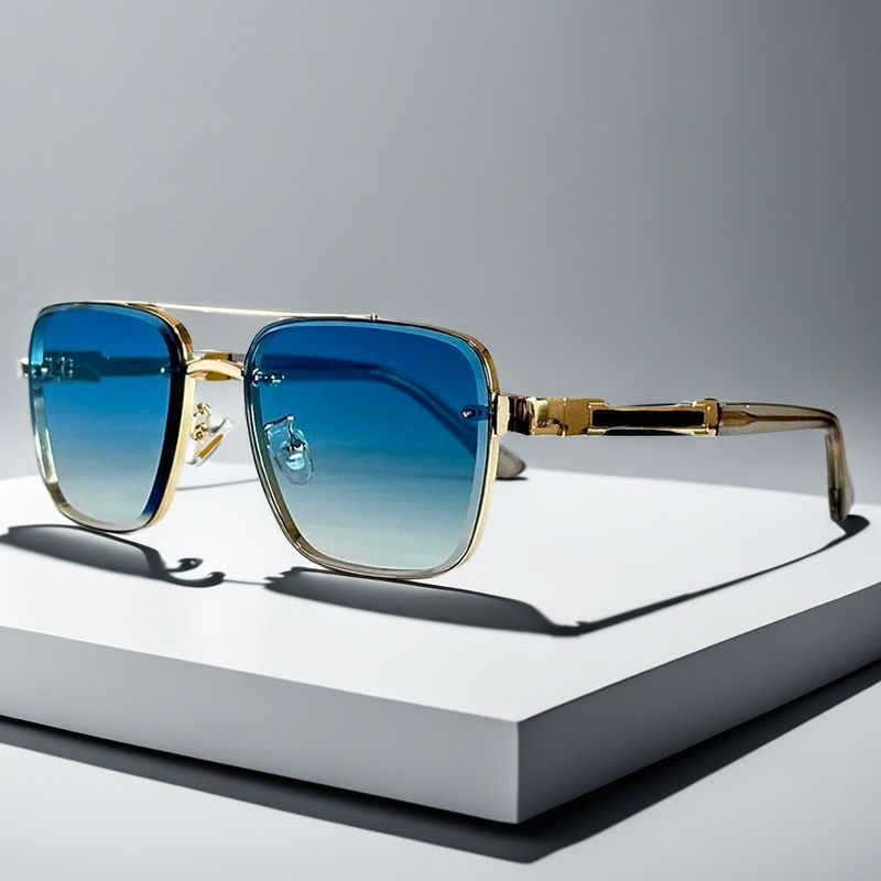 Men's Summer Gradient Sunglasses | Square Frame