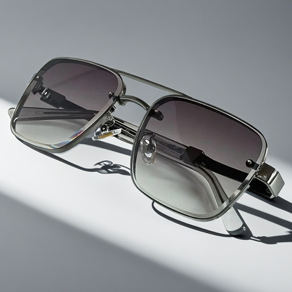 Men's Summer Gradient Sunglasses | Square Frame