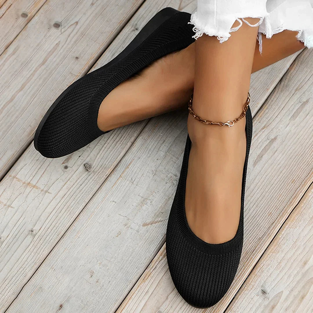 Women's Round Toe Flat Shoes | Slip-On