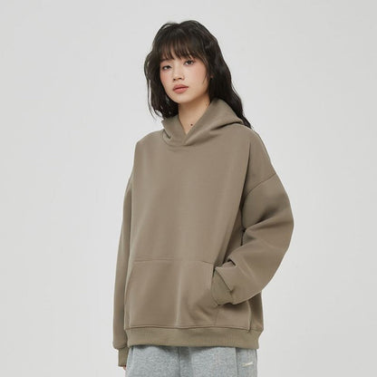 Sweat-shirt à capuche oversize avec poche pour femme - Giacinta