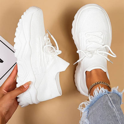 Women's Summer Breathable Sneakers | Platform