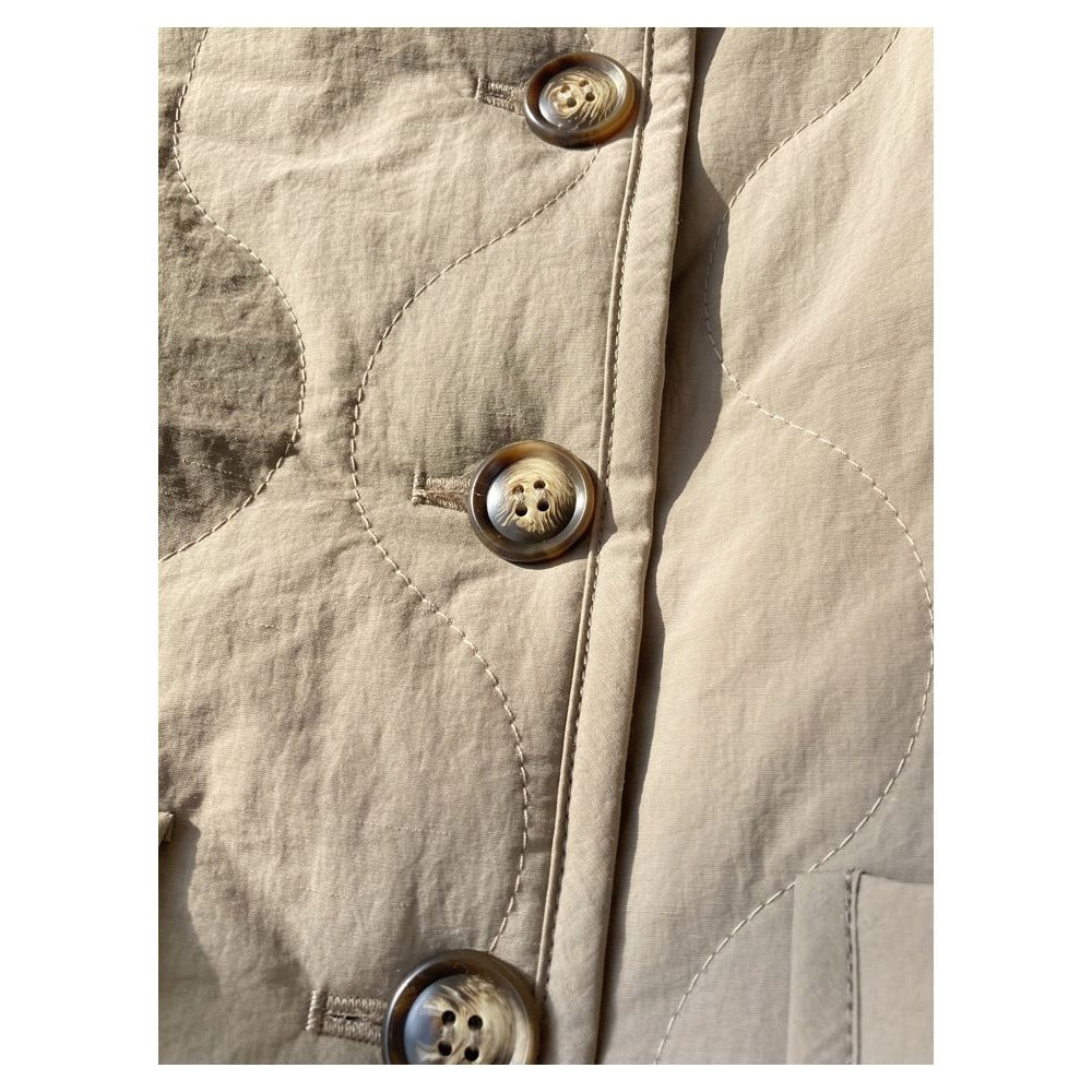 Reversible Quilted Jacket with Fleece Lining for Women - Oria