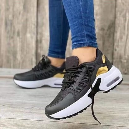 Women's Platform Running Sneakers | Lace Closure