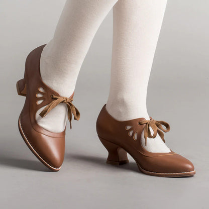 Women's Vintage High Heels | Lacing