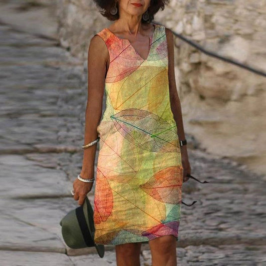 Women's Sleeveless Summer Dress | Midi