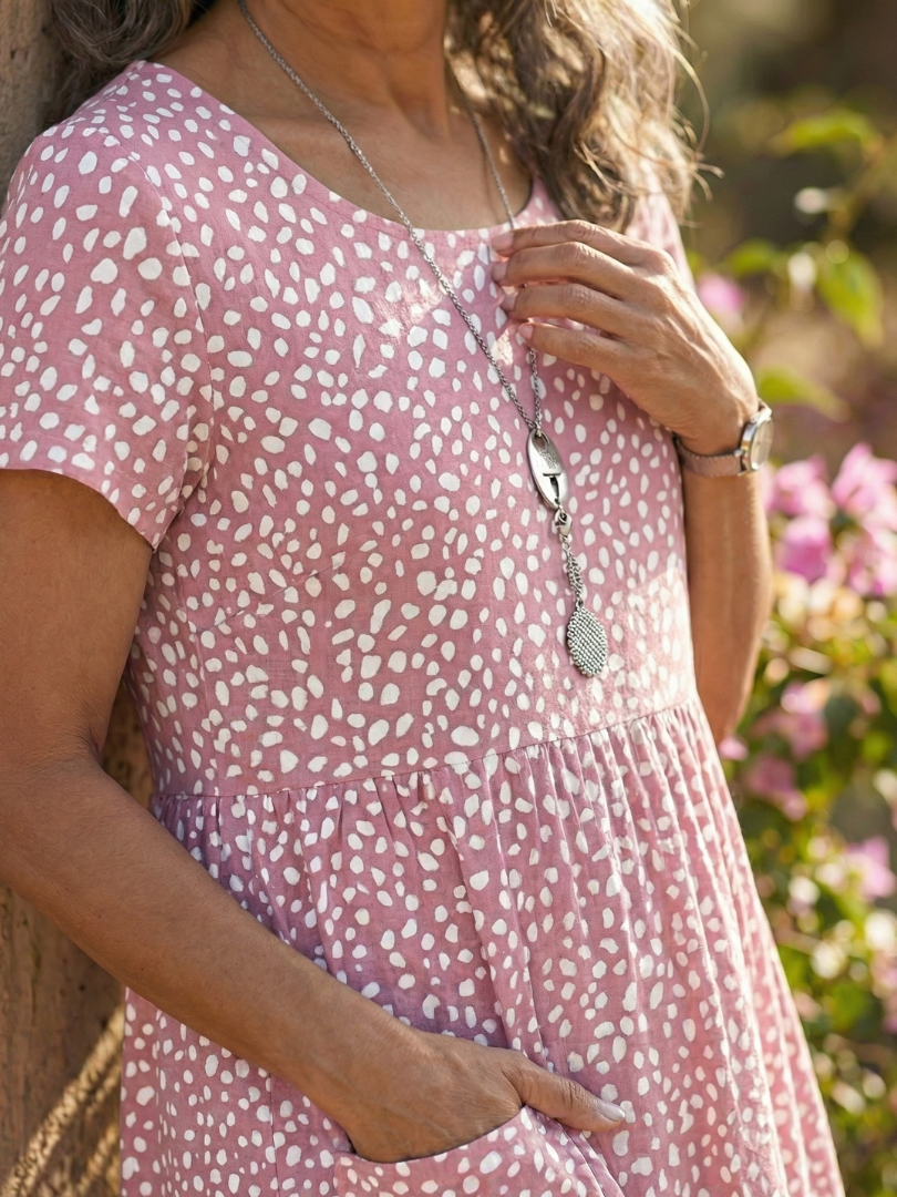 Women’s Casual Summer A-Line Dress | Midi