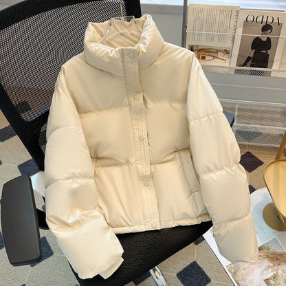 Puffer Jacket with Stand Collar for Women - Teresa