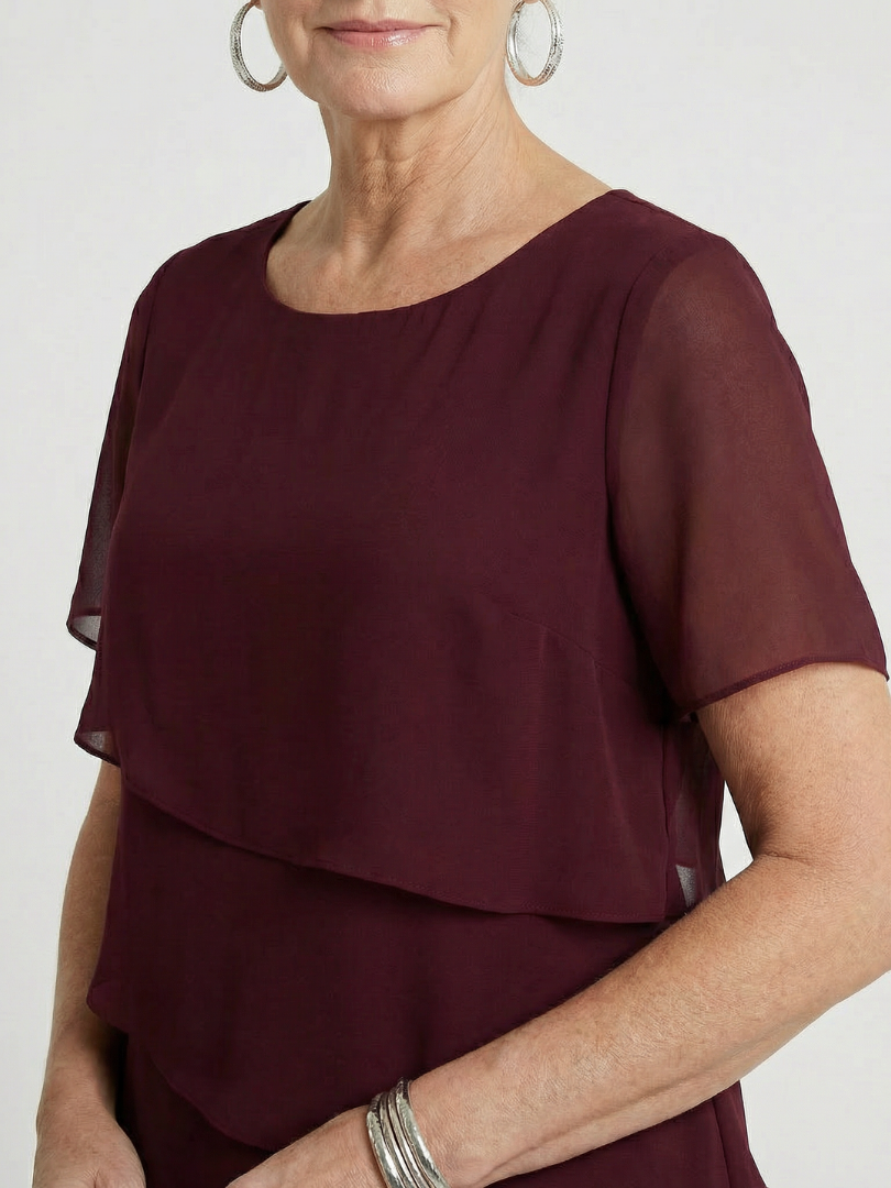 Women’s Tiered Cocktail Dress | Midi
