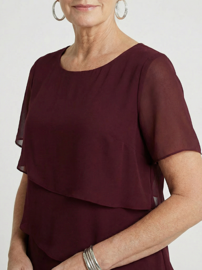 Women’s Tiered Cocktail Dress | Midi
